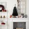 3ft. Pre-Lit Black Artificial Christmas Tree, Warm White LED Lights